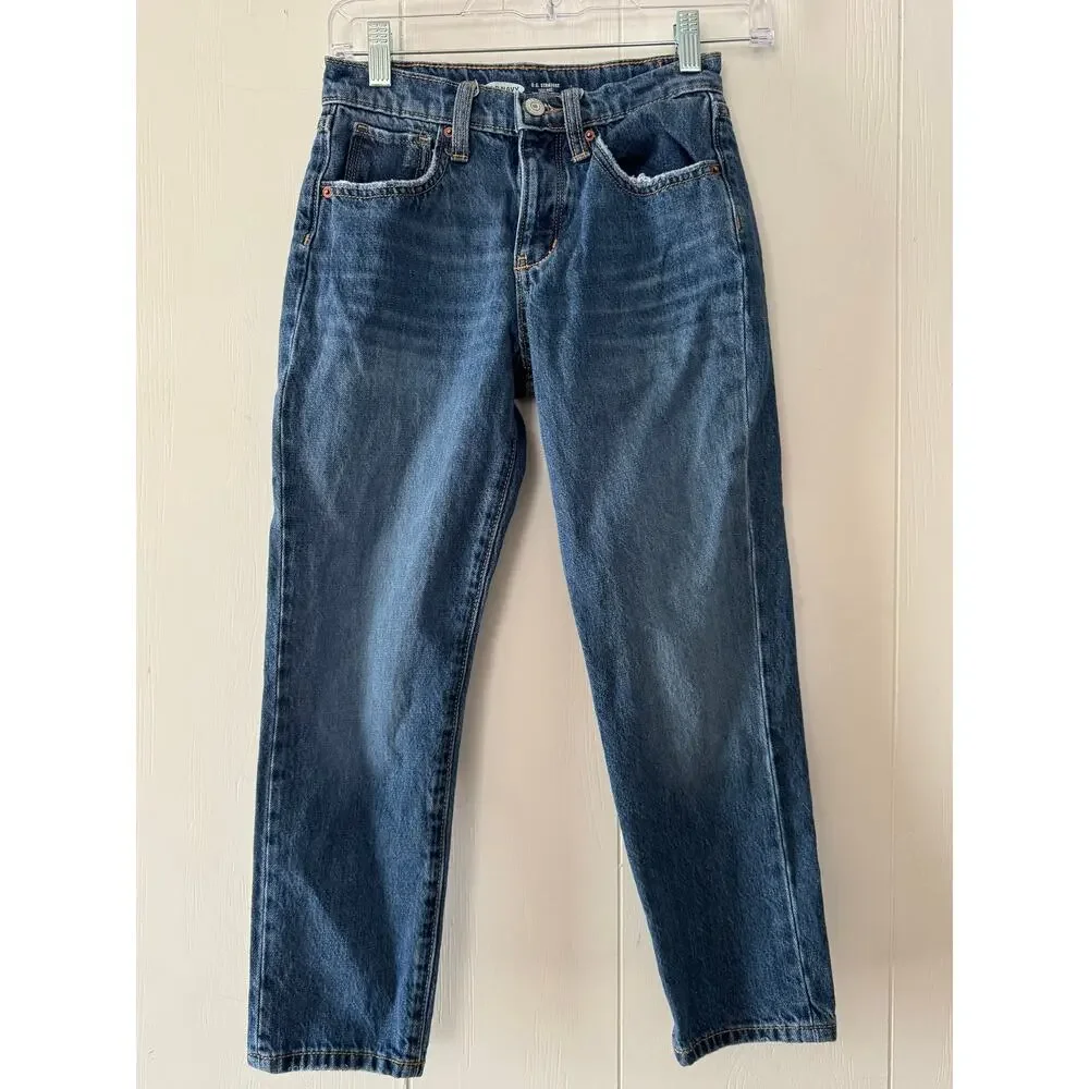 Girls Old Navy O.G. Straight High Rise Jeans, Size 10